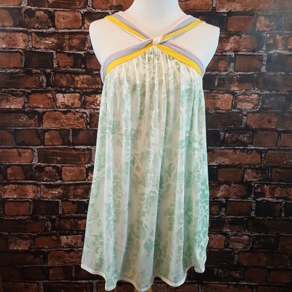 LAST CHANCE! CLOSET CLOSING! Rebel Yell flowy cross-neck summer tunic shirt XS - Picture 1 of 7